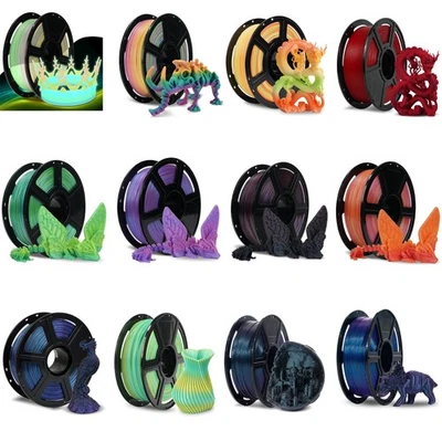 FLASHFORGE 3D Printer Filament Rapid PLA Filament 1.75mm 1KG Max500mm/s Printing - Image 1 of 4