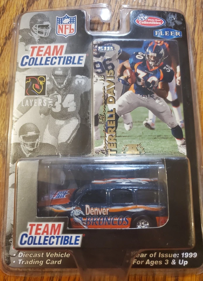 !1999 White Rose Collectibles Equipo NFL Terrell Davis de los Denver Broncos. Foto 1 de 3