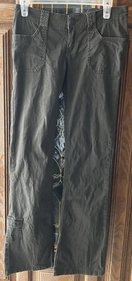 Pantalones de Carga UNIONBAY Juniors Tiro Bajo Elastizados Pana Militar Excedente Y2K Talla 7 Foto 1 de 4