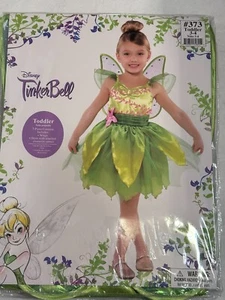Disney Tinkerbell TODDLER 2-Piece Costume Dress & Wings Size 3-4 NIP - Picture 1 of 6