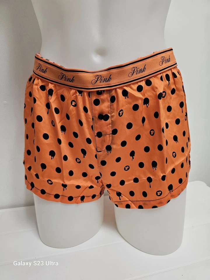 Pantalones Cortos Pijama Victoria's Secret Rosa Halloween Tencel Cuadrado Elige tu elección Foto 1 de 1