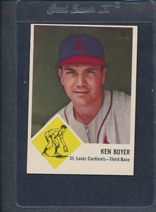 1963 Fleer #060 Ken Boyer Cardinals EX *626 - Picture 1 of 1