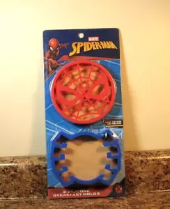 Marvel Spider Man Silicona Huevos y Panqueques Desayuno Moldes NUEVO - Imagen 1 de 3