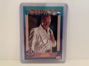 Tarjeta de autógrafo Starline Hollywood Ferlin Husky #133 1991 - Imagen 1 de 3