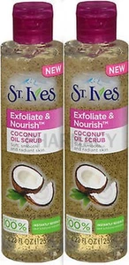 St. Ives Coconut Oil Scrub Exfoliate & Nourish 4.23 oz ( 2 pack ) - Picture 1 of 1