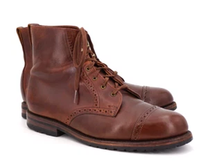 $445 | BOTA DERBY ALLEN EDMONDS 9.5 D BAYFIELD PUNTERA CHROMEXCEL 7891 - Imagen 1 de 19