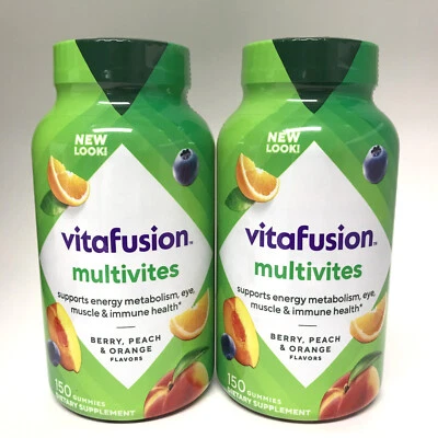2X Vitafusion Multivites Gummy Adult MultiVitamins, 150ct X03/2026 (300 total) - Image 1 of 2