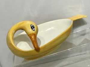 Joseph Magnin Ceramic Goose Headed Serving Fruit Bowl 14"ย x 7.3โ Italy ๐ฎ๐น EUC - Picture 1 of 12