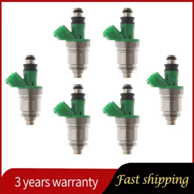 Inyector de combustible FJ346 6 piezas para Chevrolet Tracker 2004 Suzuki Vitara 2001-2004 2,5 L Foto 1 de 4
