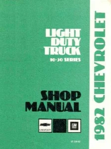 1982 Chevrolet GMC Truck Shop Service Repair Manual Book Engine Drivetrain OEM - Picture 1 of 9