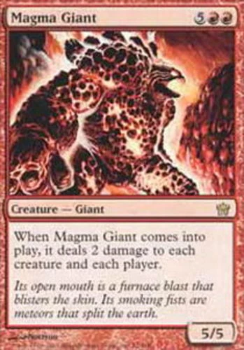 Magma Giant ~ Lightly Played Fifth Dawn 5th MTG Magic UltimateMTG Red Card - Image 1 of 1