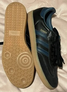 NWOB ADIDAS OG SAMBA Black Artic Night UK Size 7.5 - Picture 1 of 5