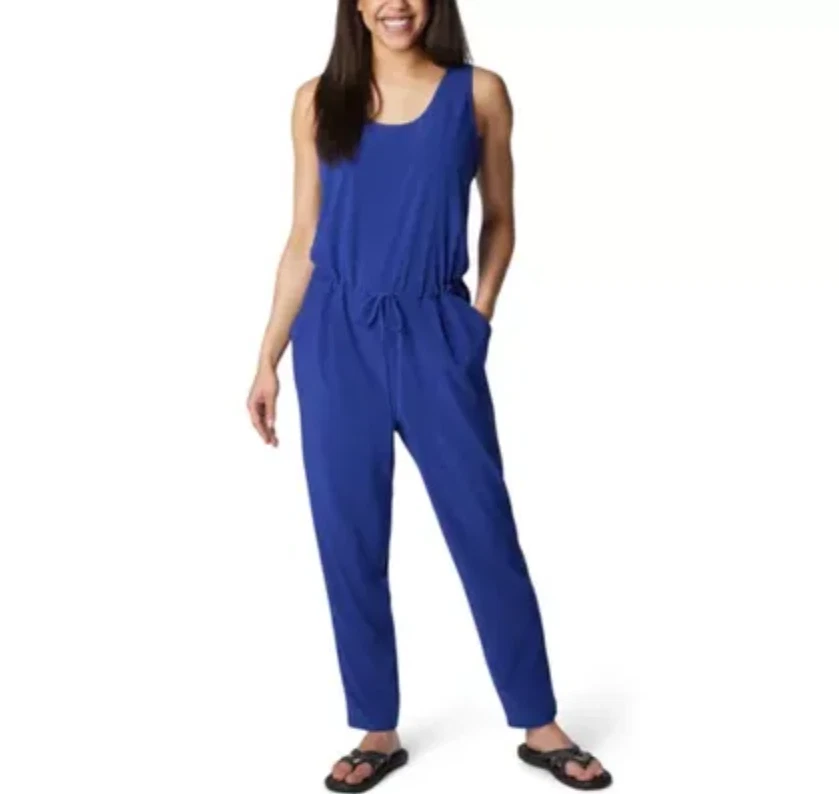 Columbia Women Anytime Tank Top Jumpsuit Dark Sapphire Size XL