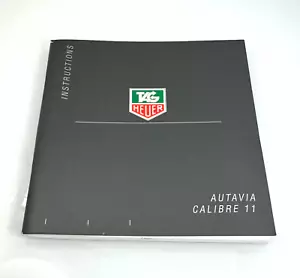 TAG HEUER Watch AUTAVIA Calibre 11 Instruction Mnaual Booklet - Picture 1 of 2