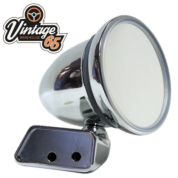 Austin Classico Mini Retro Pallottola Bombata Custom Per Cromo Specchietto Paio - Immagine 1 di 1