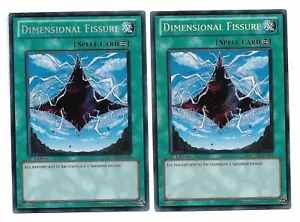2x Dimensional Fissure - (RYMP-EN081 - 1st Ed - Secret Rare) - VLP - Yugioh - Foto 1 di 1