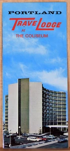 1970s Pamphlet Travelodge Portland OR Coliseum Hotel Raphael Restaurant - Picture 1 of 3