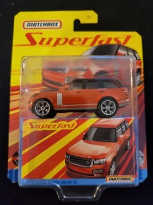 Matchbox Superfast #10 2019 Range Rover Vogue SE rojo nuevo casi como nuevo Foto 1 de 2