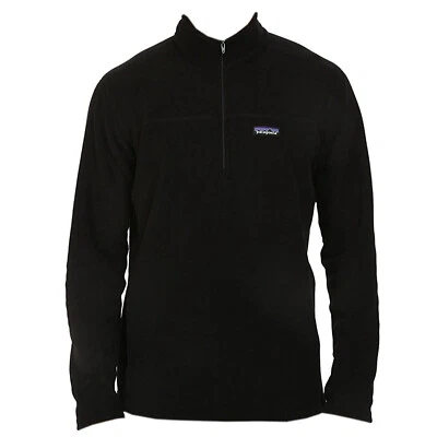 Patagonia Para Hombre - Micro D Polar Pullover Suéter - Negro Foto 1 de 2