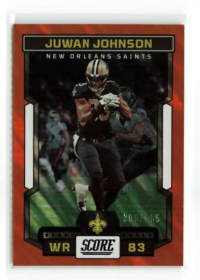 JUWAN JOHNSON #56 /565 2023 PANINI SCORE SAINTS - Image 1 of 2