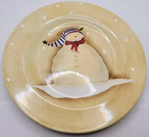 Plato de ensalada Navidad Sakura Oneida Debbie Taylor Keman loza compañeros de nieve - Imagen 1 de 6
