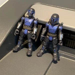 2PCS Rare 2.75'' Star Wars action Figures Bounty Hunter  Boba Fett & BackPack #p - Picture 1 of 13