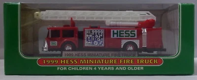 KKar Hess  - 1999 Hess  Miniature  Fire Truck - Red - Image 1 of 3
