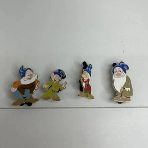 Disney WDI Characters in Sorcerer Hat Snow White - 4 Dwarfs pin Lot - Picture 1 of 5