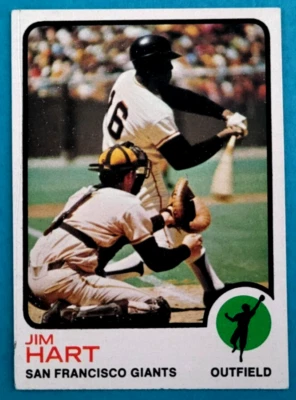 1973 Topps #538 Jim Hart San Francisco Giants Baseball Card Near Mint - Image 1 of 2