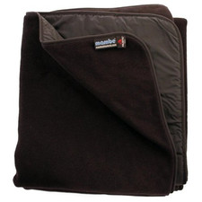 Camping Outdoor Blanket Waterproof Windproof 58inch By 84inch Black Includes Bag