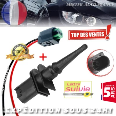 CAPTEUR TEMPÉRATURE EXTERIEUR SONDE D'AIR AMBIANT COMPATIBLE ✅BMW E39 E46 MINI + - Imagen 1 de 4