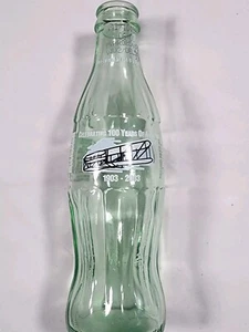 2003 CENTENNIAL OF FLIGHT CELEBRATING 100 YEARS 8 OUNCE GLASS COCA COLA BOTTLE - Picture 1 of 4