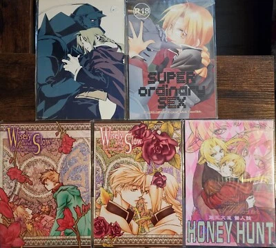 Fullmetal Alchemist Yaoi Doujinshi Lot EdxAl - Image 1 of 4