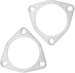 2PCS Guarnizione Scarico,3.5" 3-Bolt Guarnizione Flangia Scarico,Collettore Multifunzione/H - Foto 1 di 7