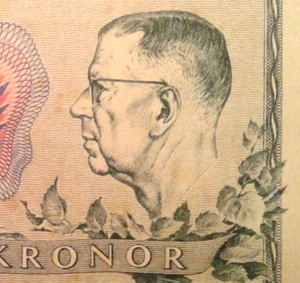 Sweden 10 Kronor banknote 1977 B. - Picture 1 of 3
