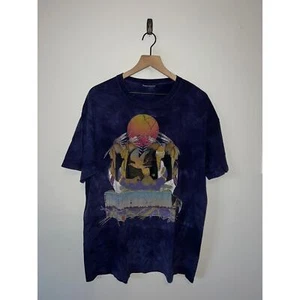 1996 The Mountain Gina Grey Native American Art Artwork Ojo Caliente Shirt 90s X - Picture 1 of 14