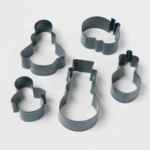 5 Stück Schwelle Schneemann Familie Weihnachten Ausstecher Set Plätzchen Tausch Party  - Bild 1 von 2