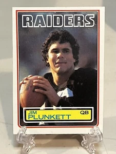1983 Topps Jim Plunkett #307 Oakland Raiders S#063 - Picture 1 of 2