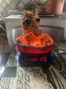 Scooby-Doo & Scrappy Doo Wecker/Nachtlicht FUNKTIONIERT Vintage - Bild 1 von 6