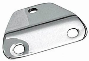 Halterung Festsetzung Scheinwerfer Mit Abstand Löcher 63 MM Stahl Verchromt - Bild 1 von 1