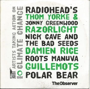 ARTISTS TAKING ACTION ON CLIMATE CHANGE~VARIOUS ARTISTS~ OBSERVER PROMO MUSIC CD - Picture 1 of 2