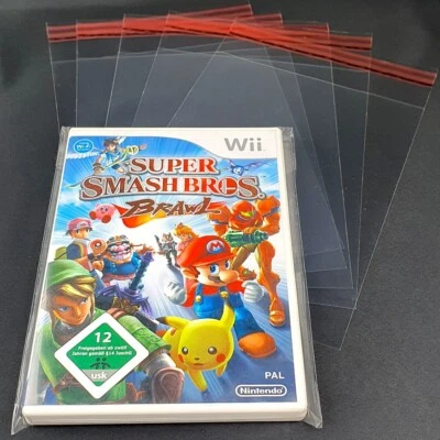 CARDNAX Playstation & Nintendo Sleeves ☆ Premium Schutzhüllen für DVD PS2 und Wii Spiele