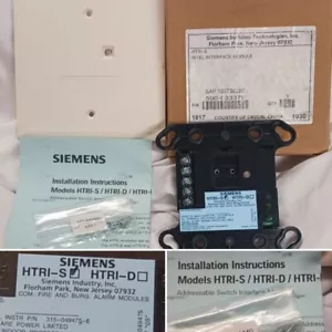 SIEMENS HTRI-S MODULO INGRESSO SINGOLO P/N 500-033370 ALLARME ANTINCENDIO - Foto 1 di 7