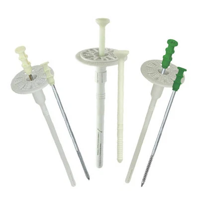 KOLOR-KNAJP 100 Stk. Dübel ∅ 8 ,10 mm Dämmstoffdübel Tellerdübel Schraub- und Schlagdübel