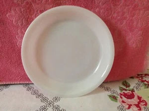 Vintage FireKing Fire King 9" White Milk Glass Pie Pan Dish Plate USA #408 - Picture 1 of 4