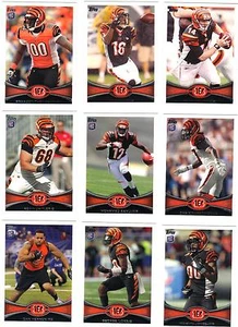 Juego del equipo Topps Cincinnati Bengals 2012 Sanu Dalton A. J. Kirkpatrick 18 verde - Imagen 1 de 1