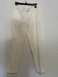 G/Fore Womens Trouser Pants Size 2 Golf White/Bone Color - Picture 1 of 3