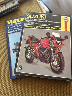 MANUAL DE SERVICIO HAYNES SUZUKI GSX-R750, GSX-R1100, GSX600F, GSX750 (2) Foto 1 de 4