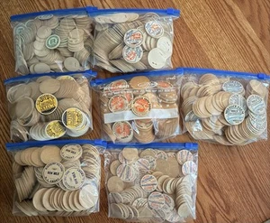 Several Thousand Vintage Milk Bottle Caps Dairies In Maine, Mass. New Hampshire - Picture 1 of 9