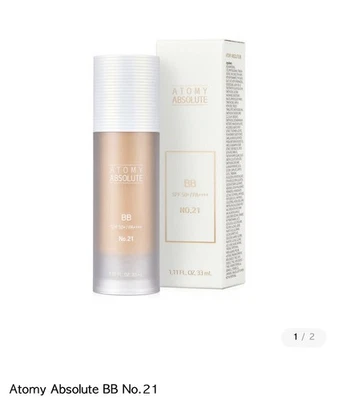 ATOMY Absolute BB Cream #21 Gorgeous Tone SPF 50+/PA++++ 33ml Korean BBcream - Image 1 of 4